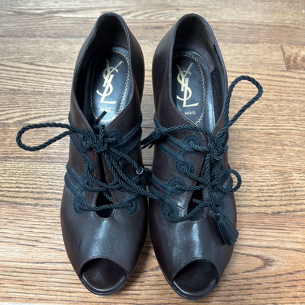 SALE! Yves Saint Laurent platform shoes - Picture 4 of 11